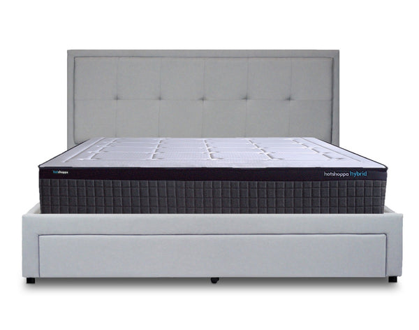 Bed Frame and Mattress Bundle (Super King, King, Queen) - Brooklyn with Storage Drawer