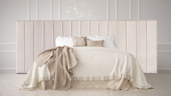 Extended Headboard (Super King, King, Queen) - Camilla Coastal Luxe (Beige)