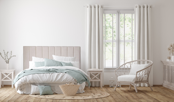 Bed Frame & Mattress Bundle (Super King, King, Queen) - Camilla Coastal Luxe (Beige Linen)