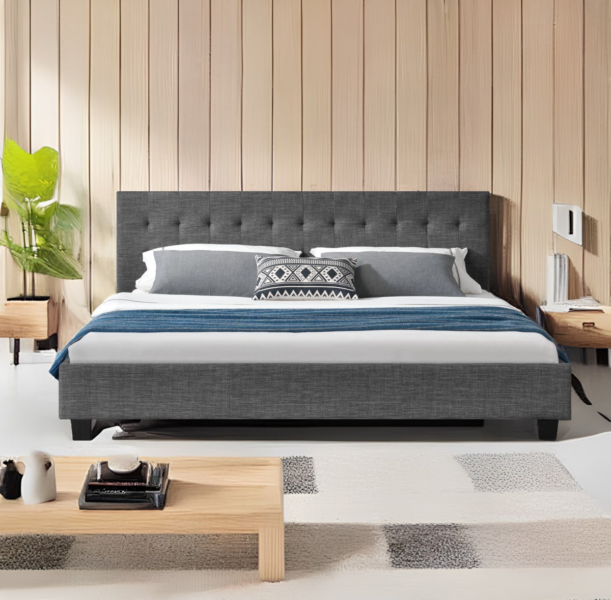 Bed Frame & Mattress Bundle (Super King, King, Queen, Double) - Grayson