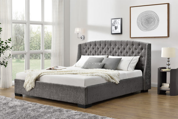 Bed Frame (Super King, King, Queen) - Hampton Elite (Chenille Upholstery)