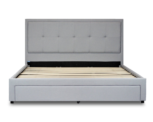 Bed Frame and Mattress Bundle (Super King, King, Queen) - Brooklyn with Storage Drawer