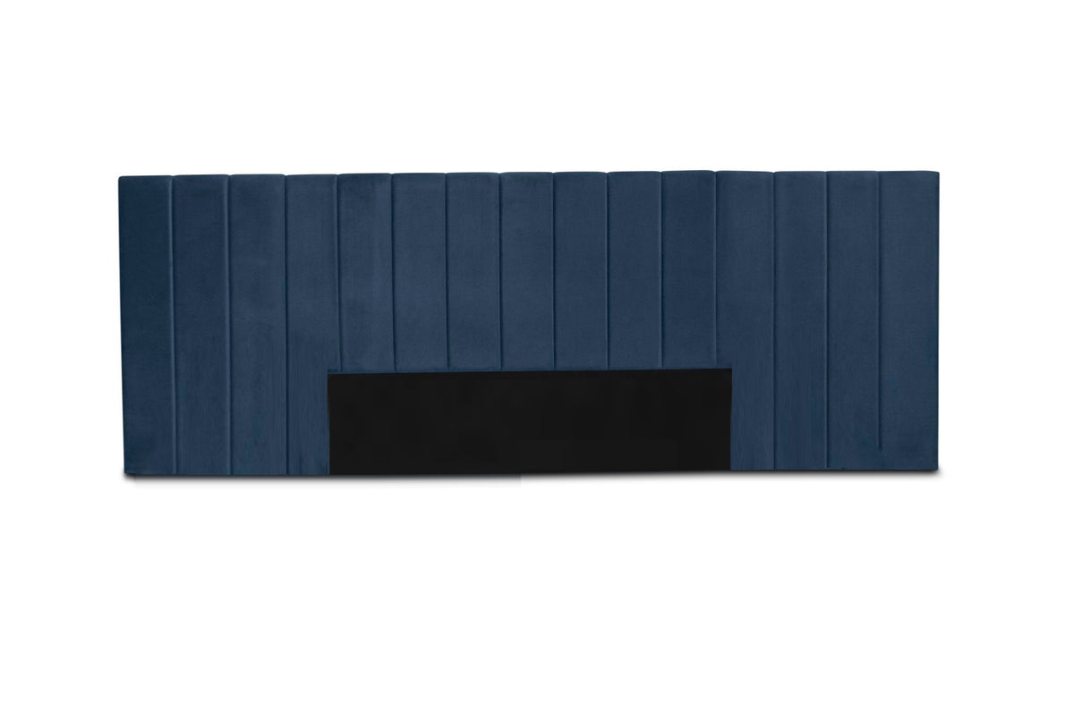 Extended Headboard (Super King, King, Queen, Double) - Mayfair Blue Velvet