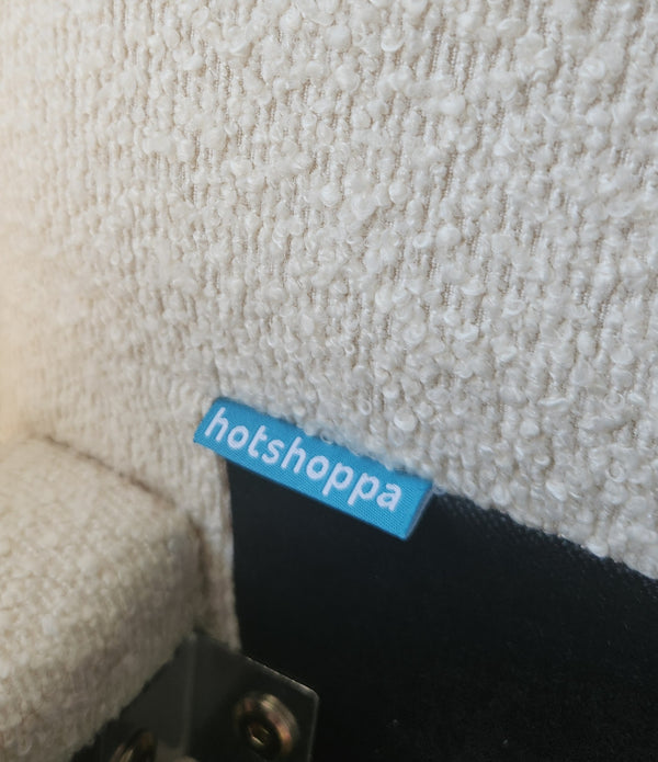 Extended Bed Frame & Mattress Bundle (Super King, King, Queen) - Sophie Ivory Bouclé