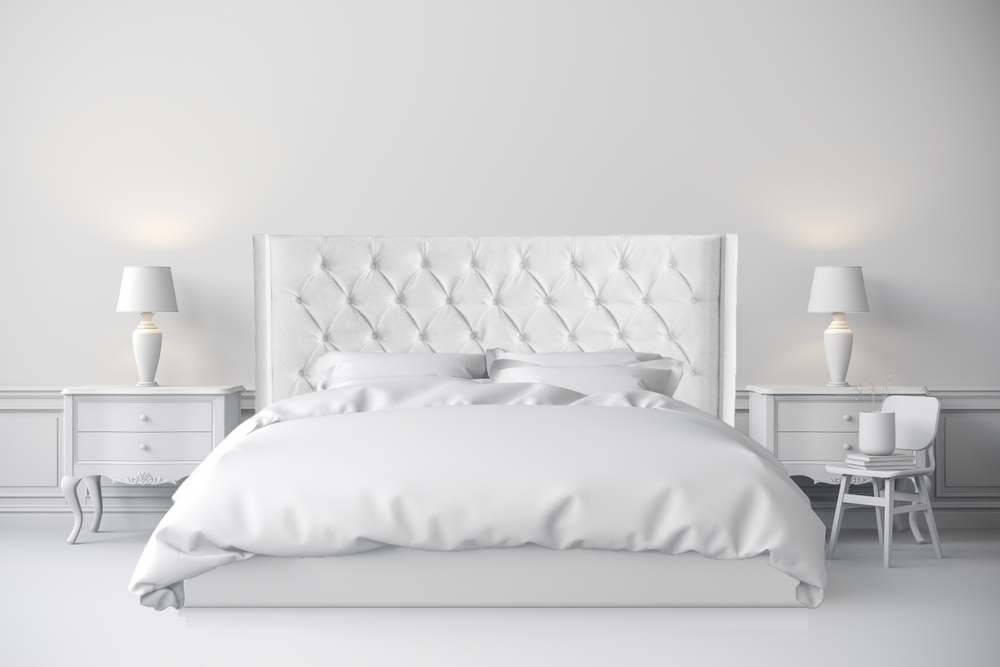 Bed Frame and Mattress Bundle (Super King, King, Queen) - Milano Royale White Leather